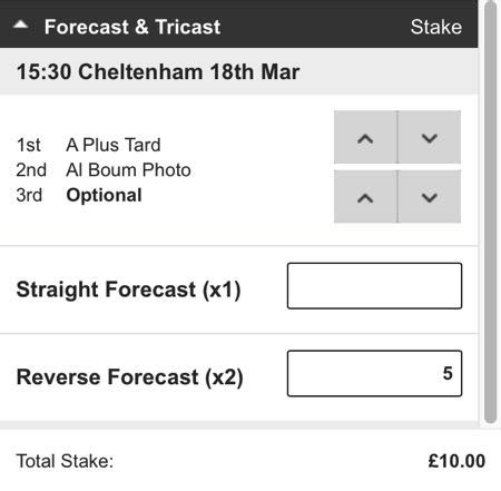 reverse forecast bet calculator